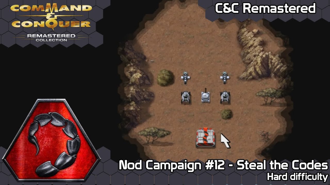 Command & Conquer Remastered - Nod mission #12 - Steal the Codes