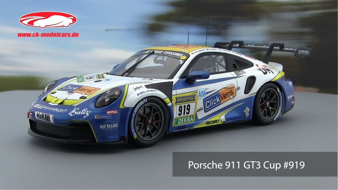 Ixo 1:18 Porsche 911 GT3 Cup #919 24h Nürburgring 2025 Jodexnis