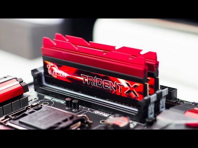 G.SKILL Trident X 2400 MHz DDR3 Memory Unboxing! [Video Editing