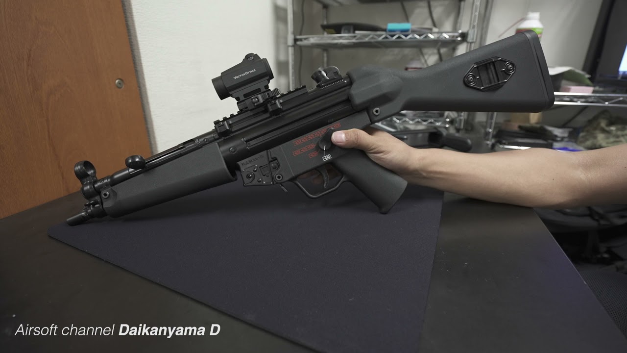 MP5A5次世代電動ガン箱出しから、その後の話 - YouTube