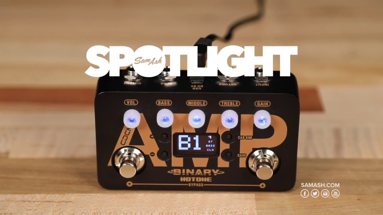 Hotone Binary AMP Pedal | Quicklook - YouTube