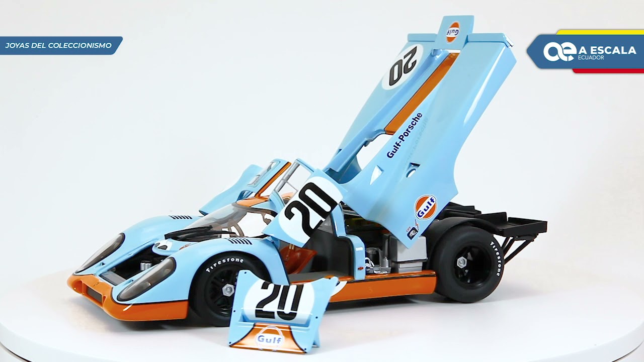 AUTOart - Porsche 917K Gulf #20 'Steve McQueen' - YouTube