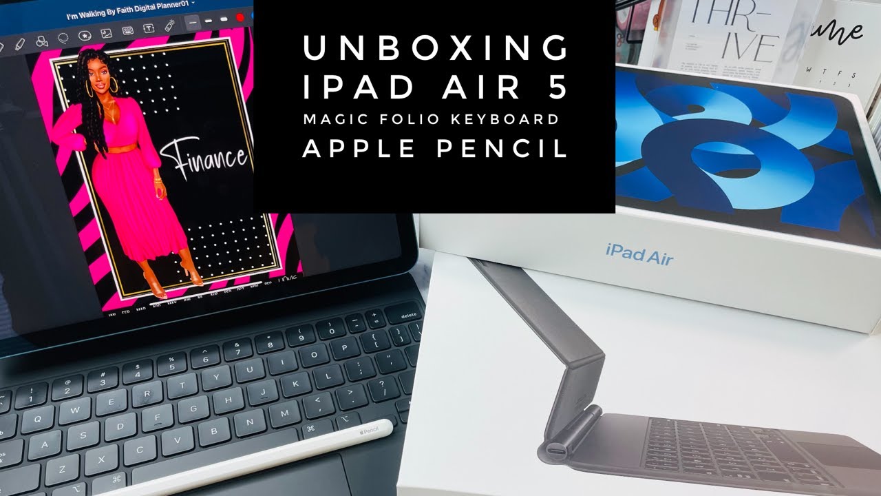 Unboxing | Apple iPad Air 5 | Magic Keyboard Folio | Apple Pencil