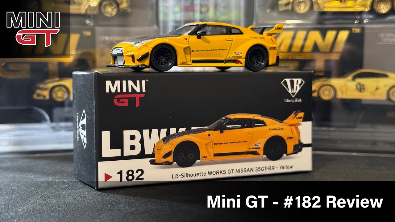Mini GT - LB-Silhouette WORKS GT NISSAN 35GT-RR Ver.1 Yellow