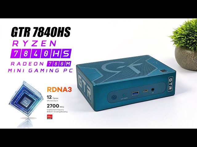 This Mini PC Has The Most Powerful RDNA3 iGPU! GTR7 Ryzen 7840HS