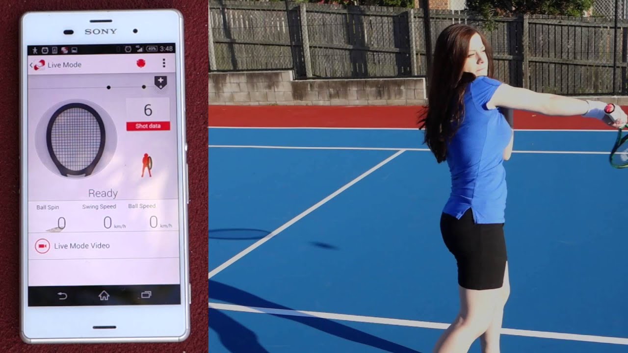 FIRST LOOK | Smart Tennis Sensor from Sony - YouTube