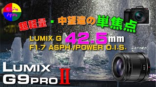 G9PROⅡ】 こいつはすごいぞ！中望遠の単焦点レンズ LUMIX G 42.5mm/F1