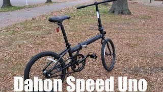 Dahon Speed Uno Folding Bike Review - YouTube