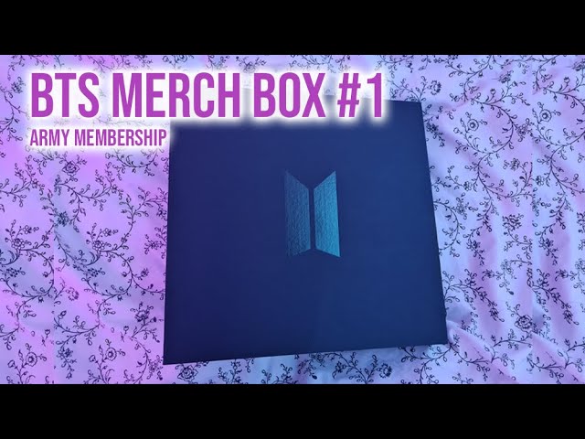 BTS MERCH BOX #1 unboxing - ARMY Membership - YouTube