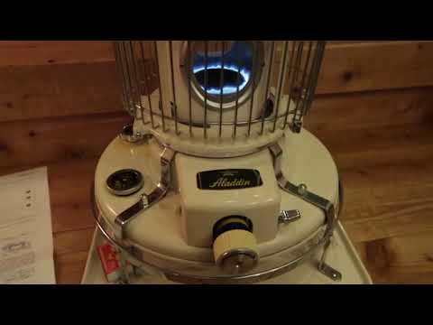 Aladdin Blue flame Kerosene Heater - YouTube