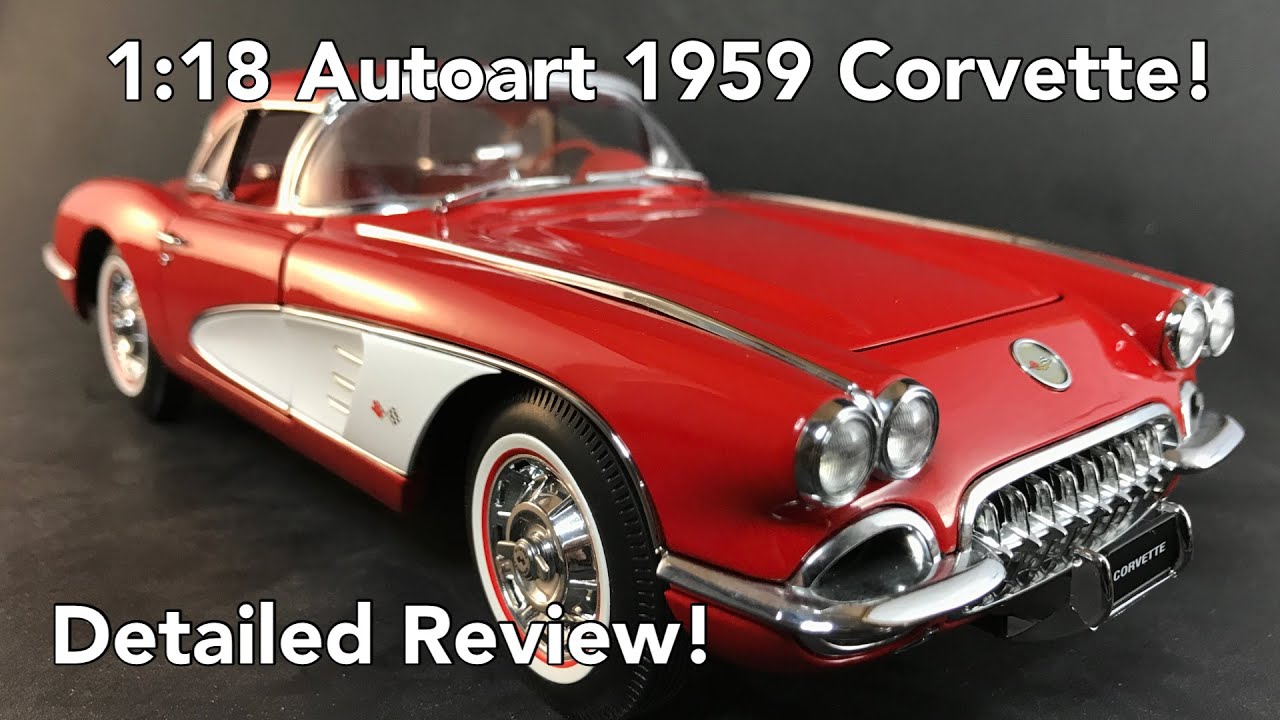 1:18 Autoart 1959 Chevrolet Corvette Review! - YouTube