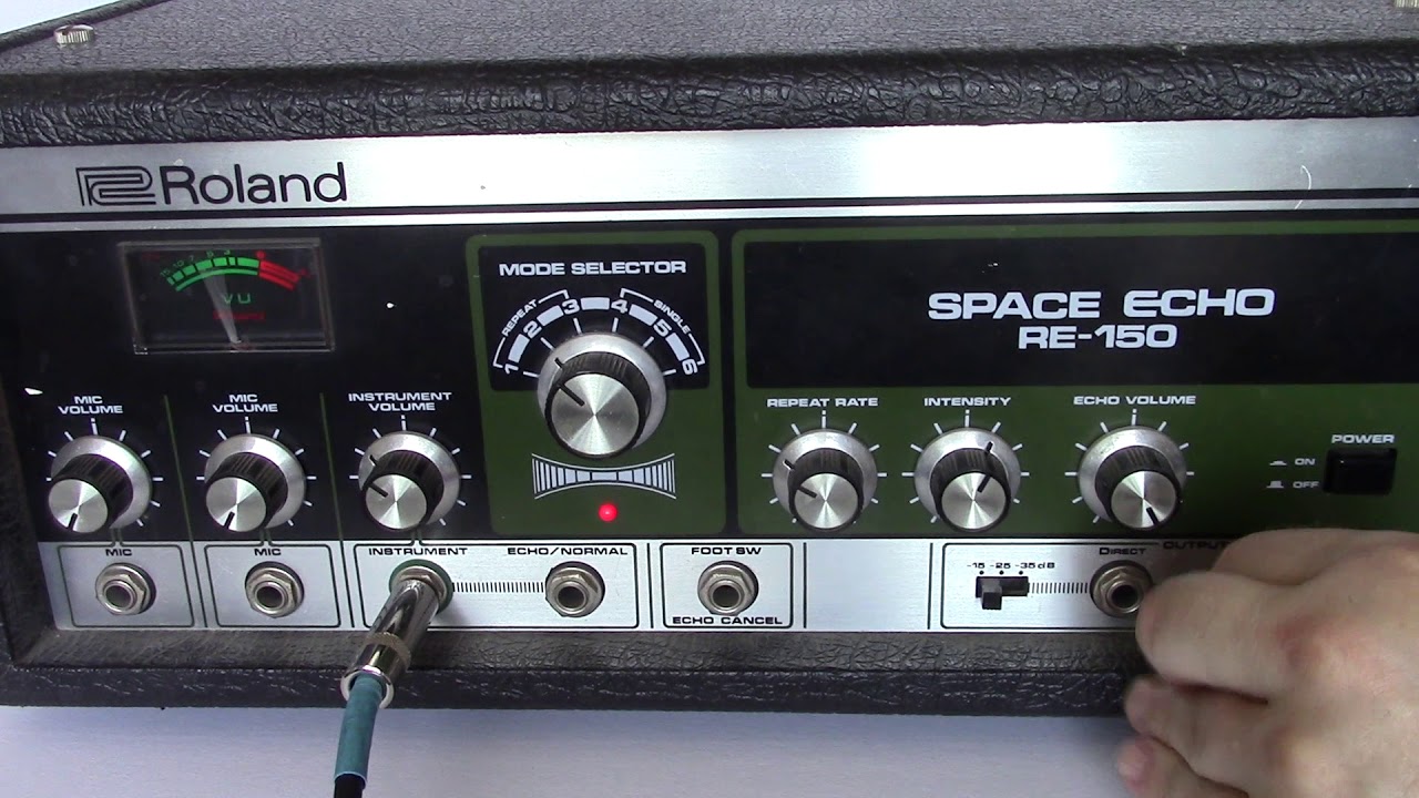 Roland RE-150 Space Echo Tape Delay - YouTube