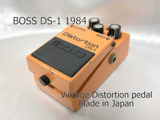 Boss DS-1 Distortion 1984 Vintage Guitar Pedal Made in Japan Brack