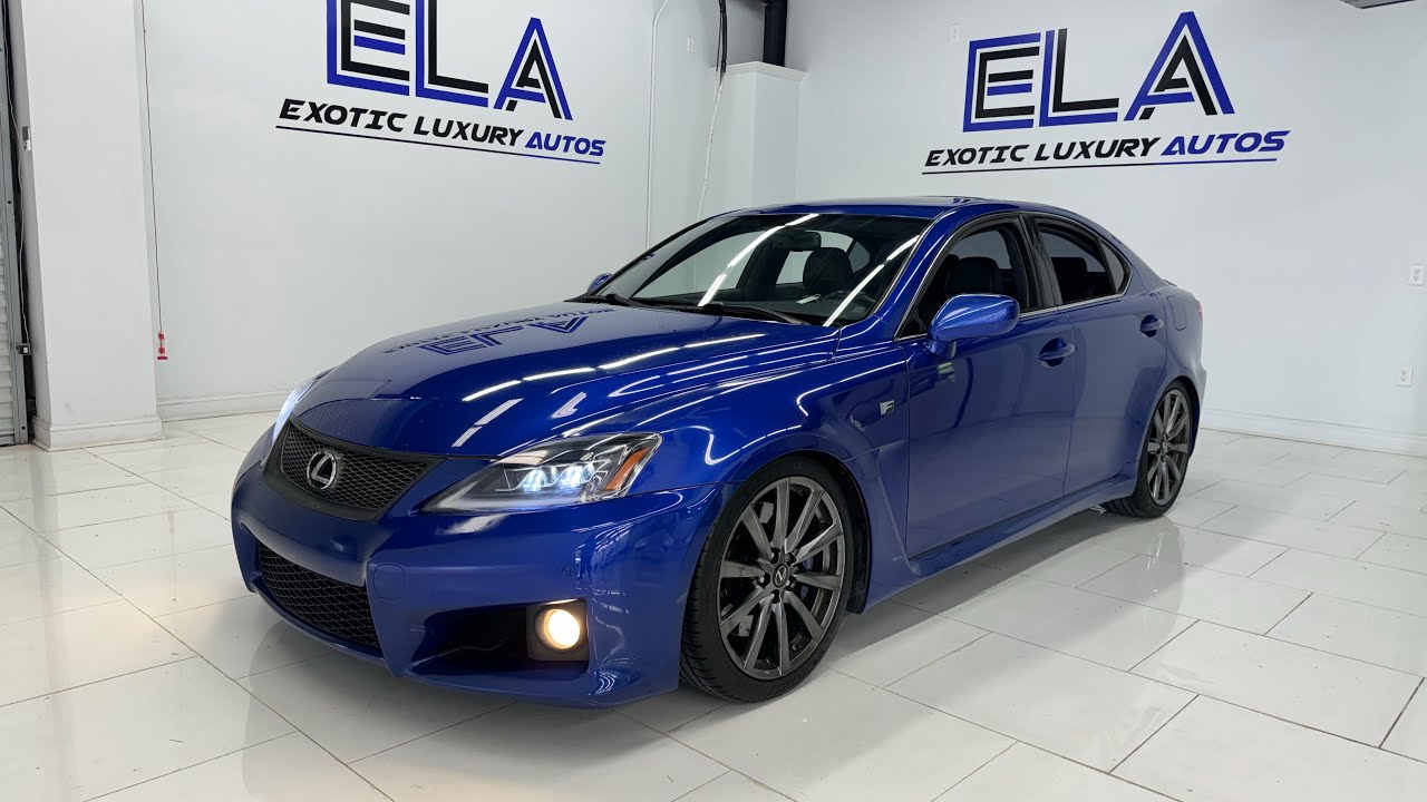 2008 Lexus ISF ULTRA SONIC BLUE WALK AROUND ‪@ExoticLuxuryAutos