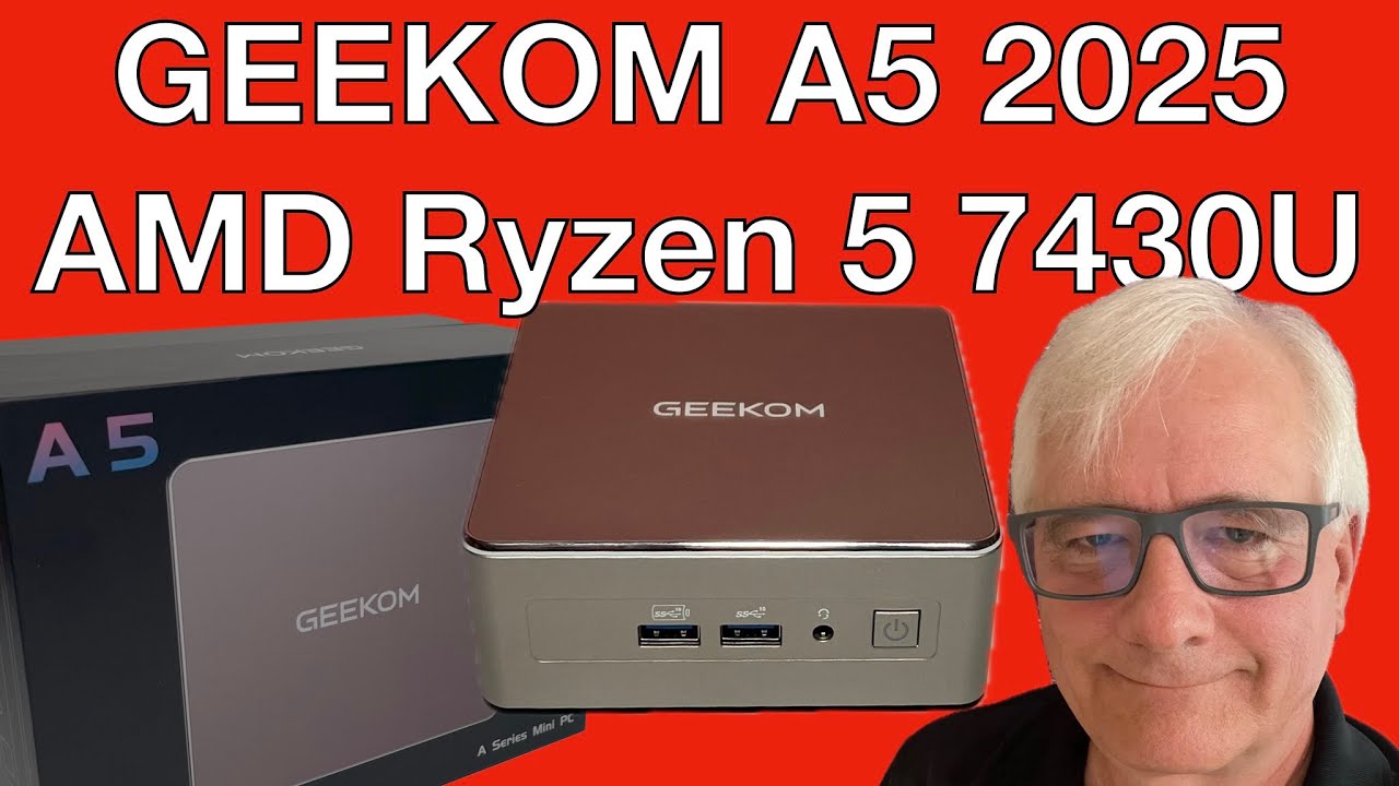 GEEKOM A5 2025 Mini PC with MD Risen 5 7430U Unboxing - YouTube