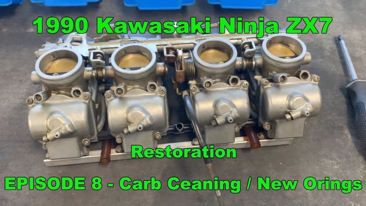 1990 Kawasaki Ninja ZX7 H2 - Restoration - Episode 8 - Carbs - YouTube
