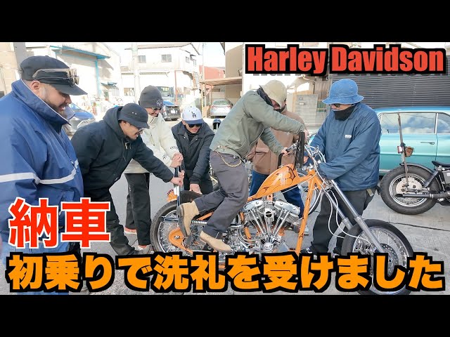 Harley] Delivery! Finally, the vintage bike of my dreams! Harley