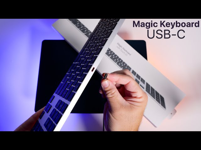 New Apple Magic Keyboard with USB-C Overview - YouTube