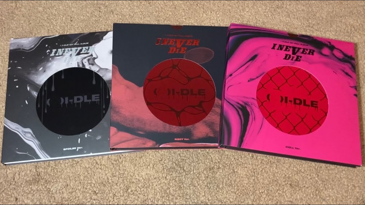 G)I-DLE I Never Die 1st Full Album Unboxing All 3 Versions
