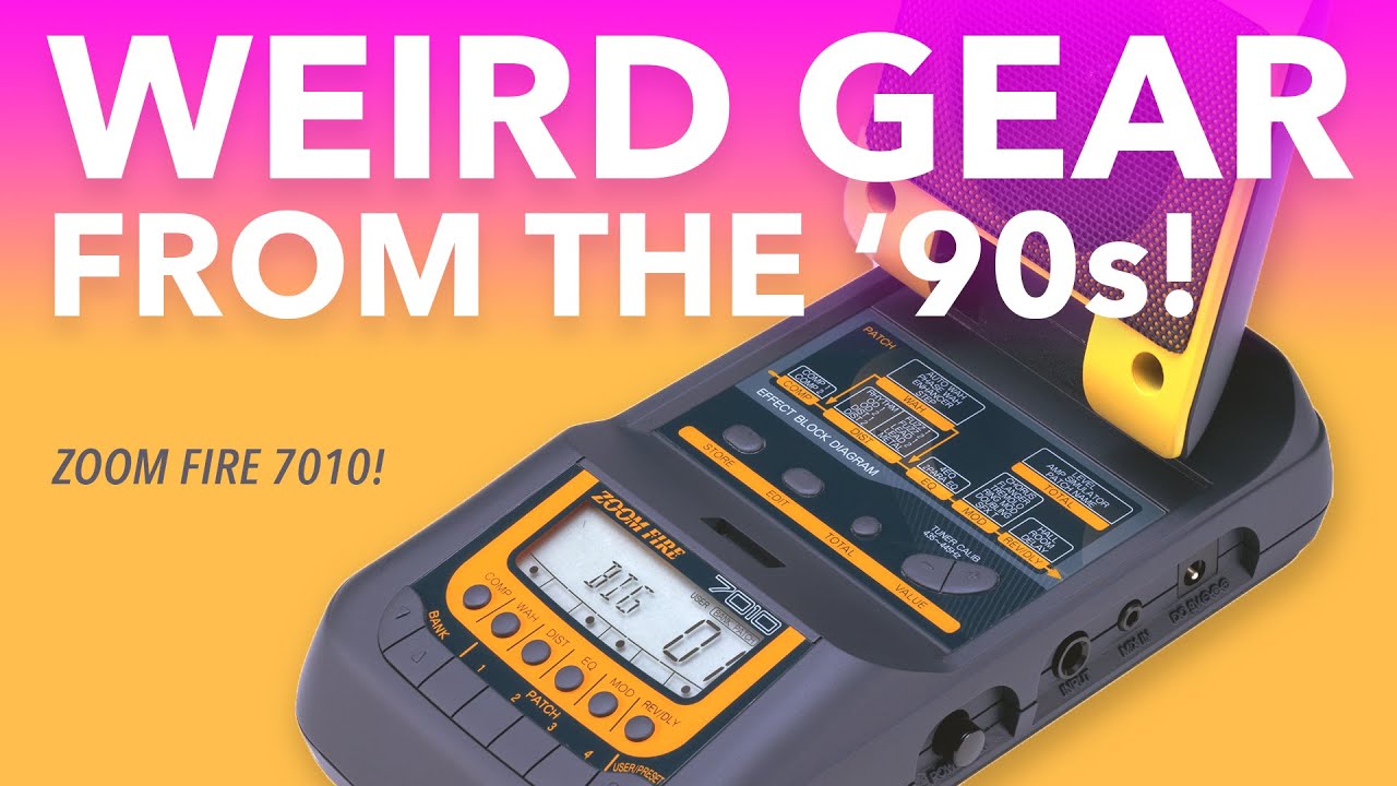 90s Retro Review - Zoom Fire 7010 Guitar Amp and Effects Processor