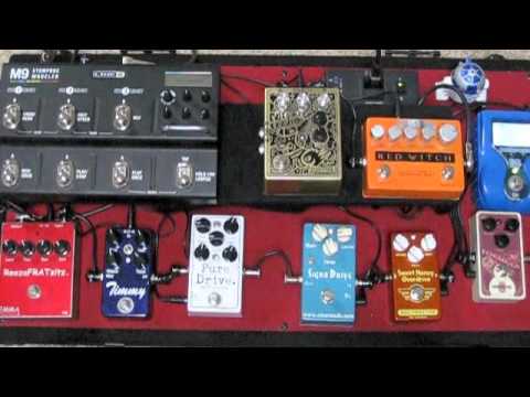 NOC3 Effects Pure Drive overdrive (w/ Les Paul) - YouTube