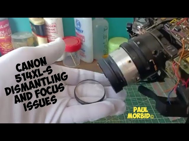 Canon 514XL-S Dismantling & Focus Issues - YouTube