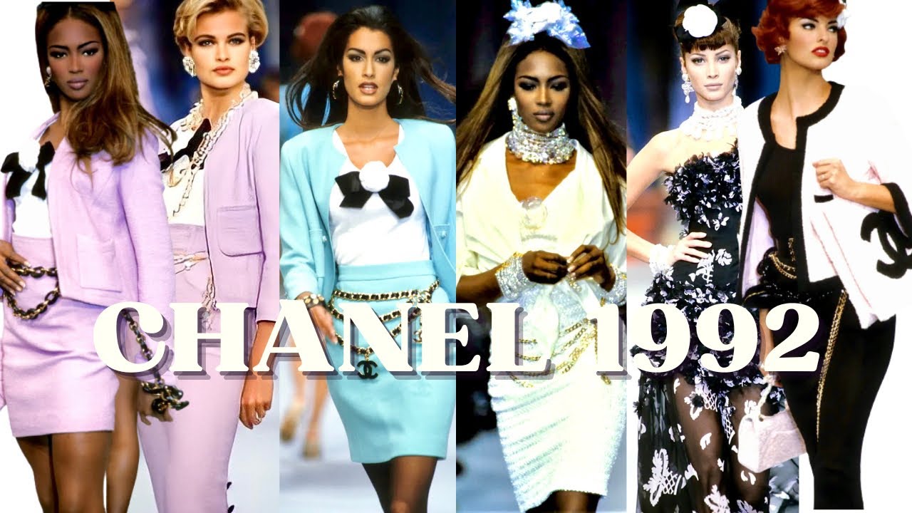 The Chanel 1992 Spring/Summer Runway Show ✨👠👛 REVIEW - YouTube