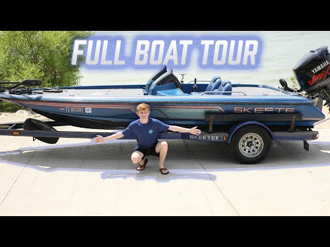 My FIRST Bass BOAT! Skeeter ZX185C Full Tour - YouTube