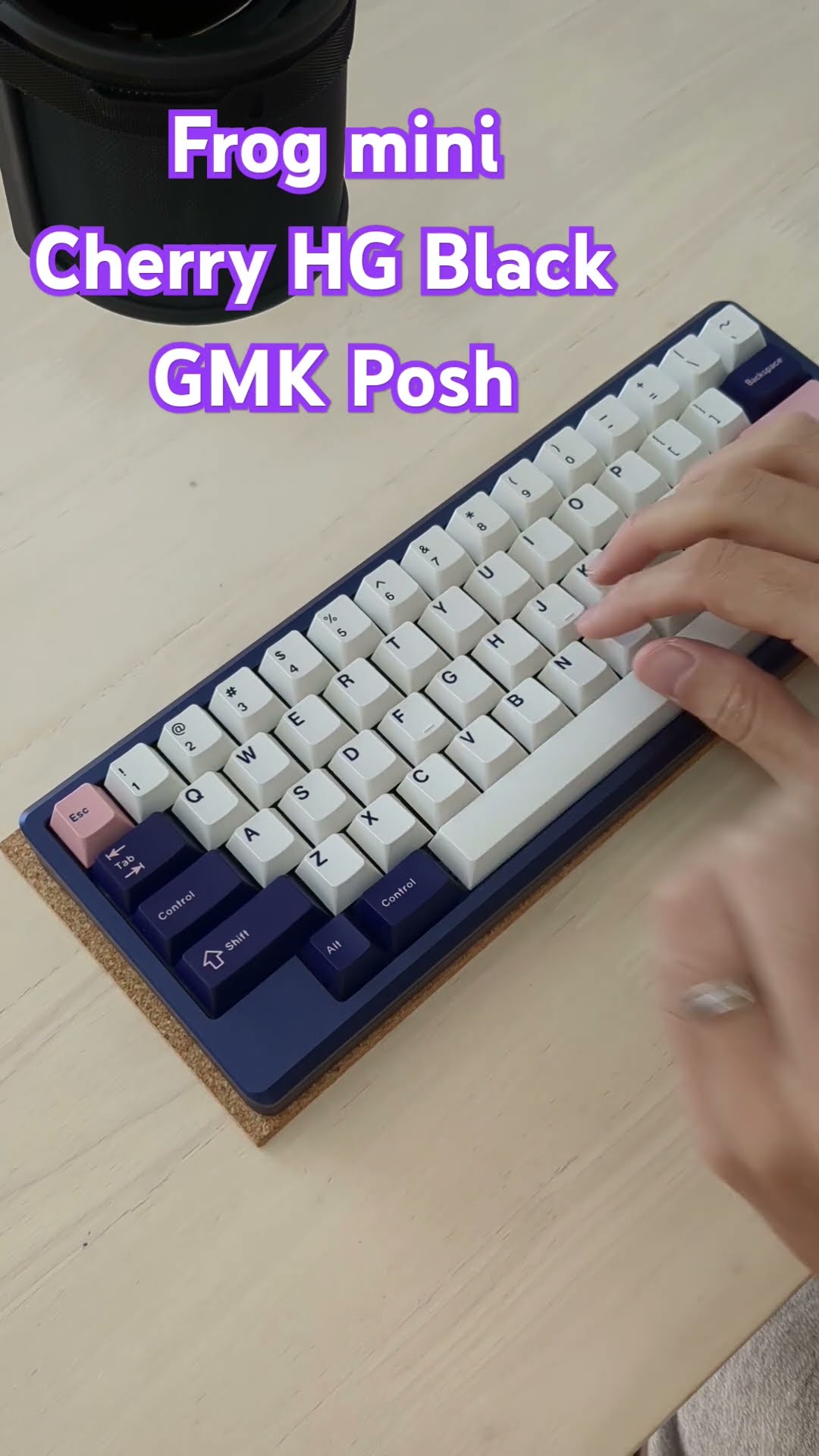 Geonworks Frog mini / GMK Posh / Cherry HG Black
