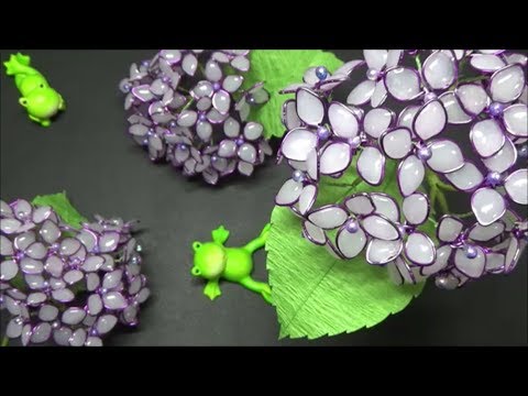 針金アート）綺麗！紫陽花の花の作り方【DIY】(Wire art) beautiful