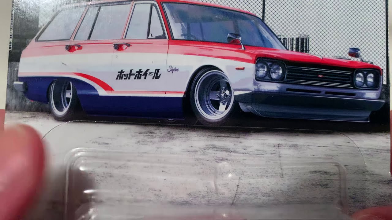 Hot Wheels 1969 Nissan Skyline Van (2021 Car Culture - Fast Wagons