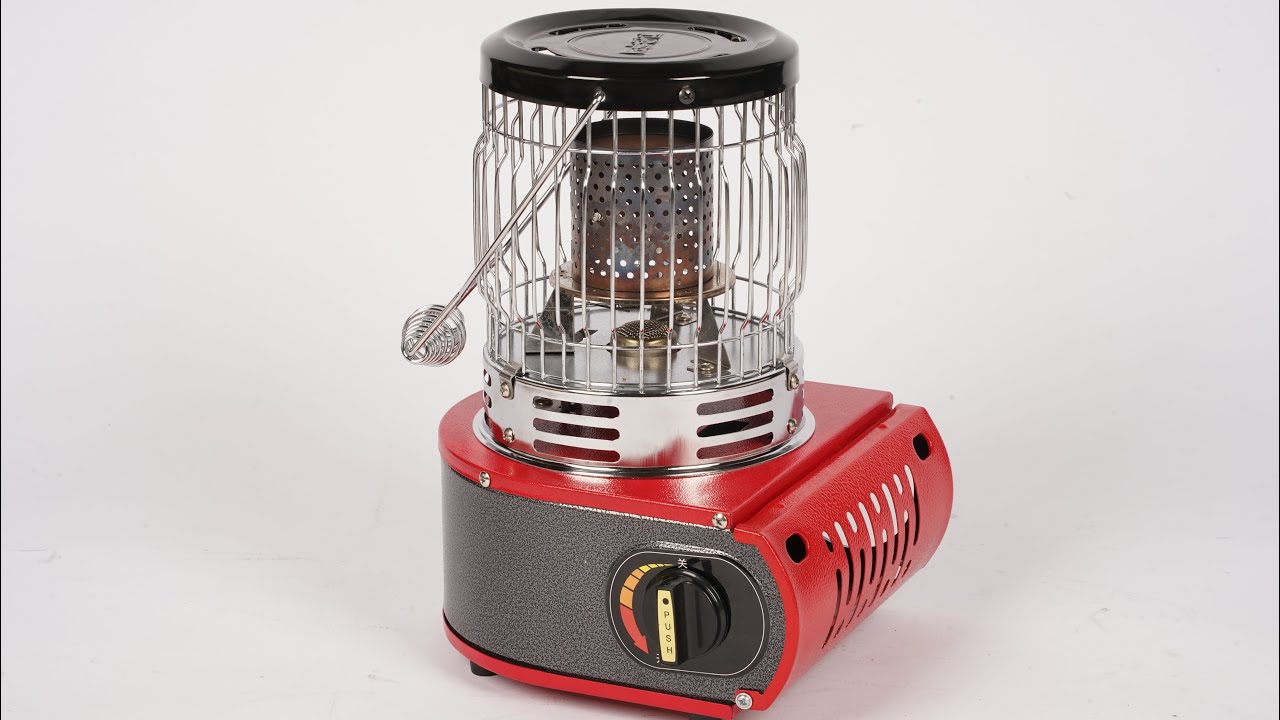 カセットガスストーブ ガスヒーター キャンプ 1台2役 電源不要 停電