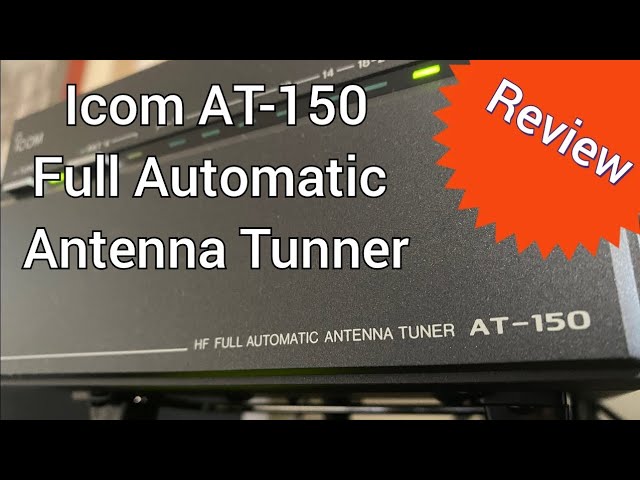 icom AT-150 Automatic Antenna Tuner - YouTube