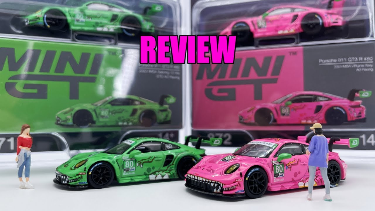 Mini GT Porsche 911 GT3 R Review – Rexy & Roxy Unboxed! - YouTube