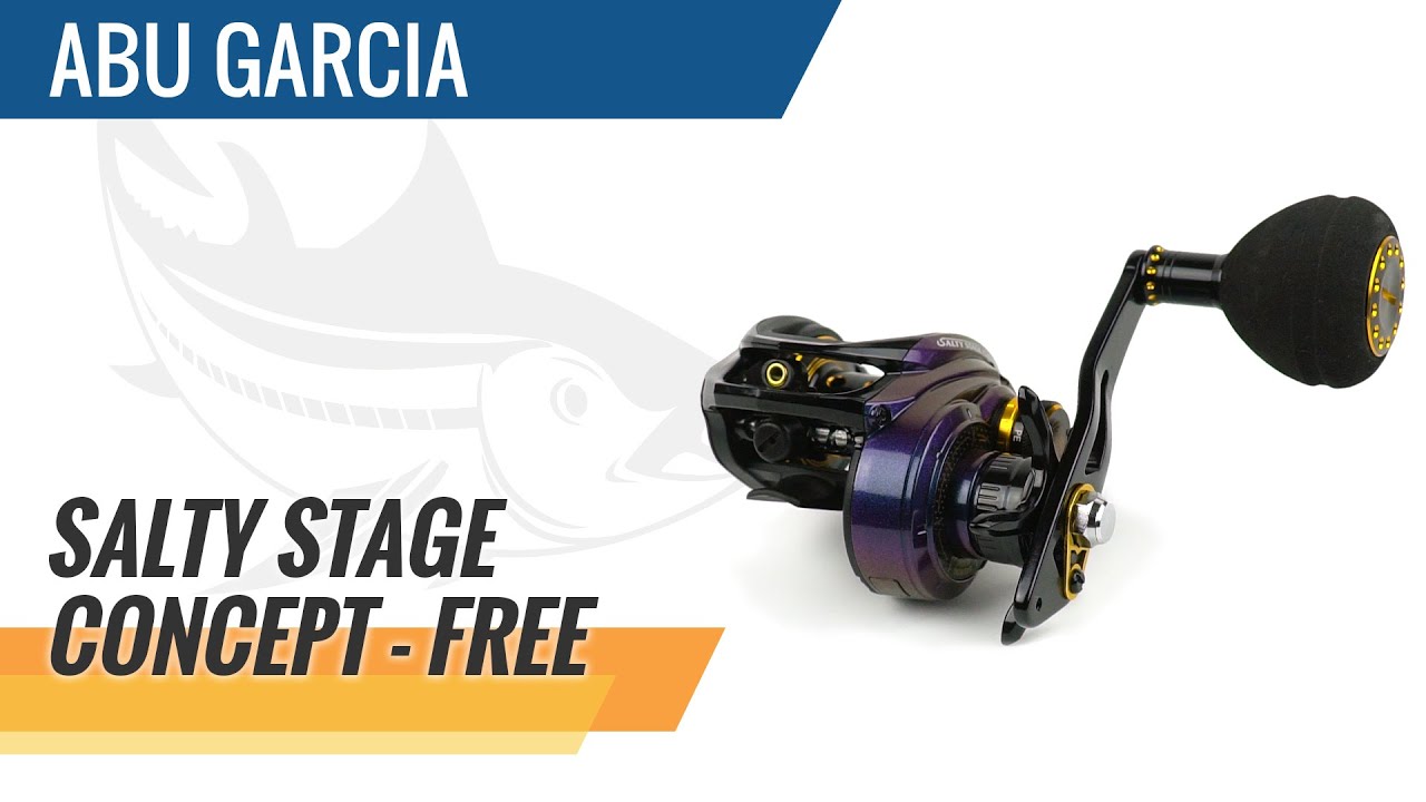 Abu Garcia Salty Stage Concept-Free - Saltwater Baitcasting Reel