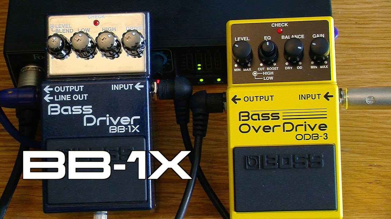 Boss BB-1X Bass Driver Full Pedal Demo - YouTube