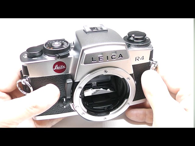 LEICA ライカ 一眼レフ R4 シルバー（中村光学整備） + 革ケース