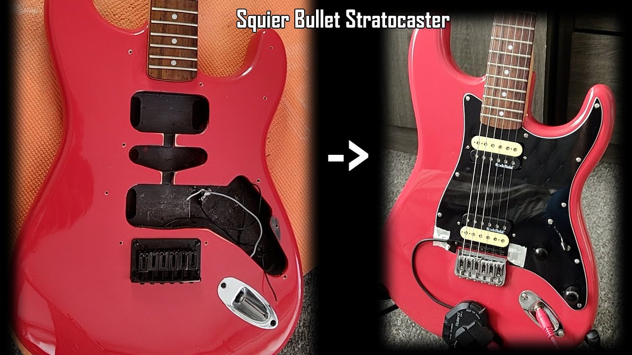 Turning A Squier Bullet Stratocaster Into A Shred Beast! - YouTube