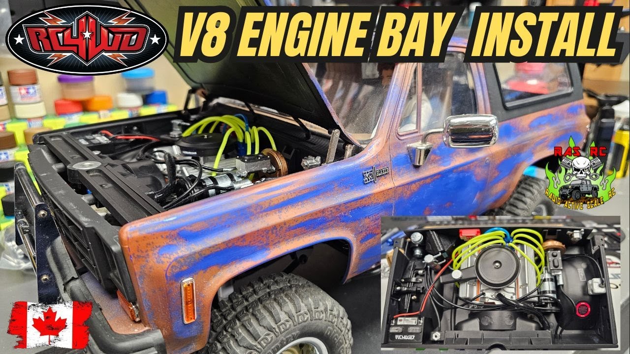 RC4WD SMALL BLOCK V8 ENGINE BAY FOR CHEVROLET K5 & K10 - YouTube