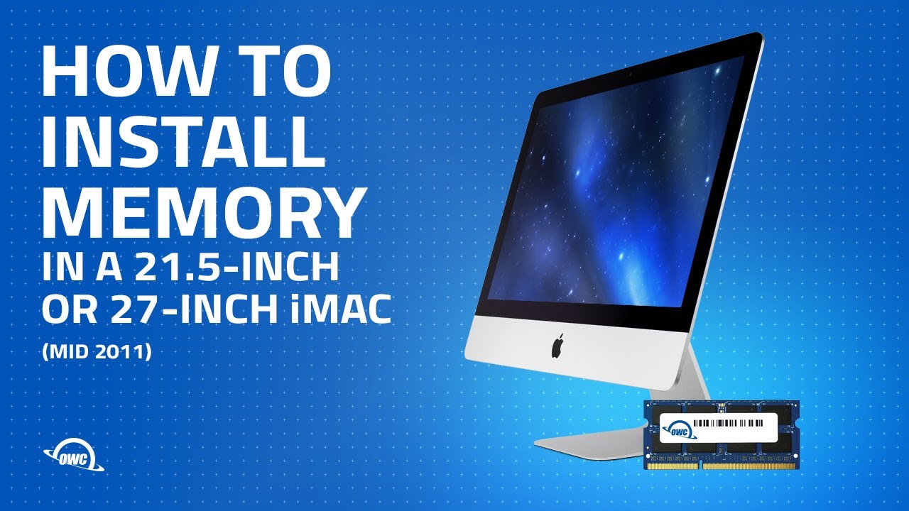 21.5-inch or 27-inch iMac (Mid 2011) Memory Installation iMac12,1