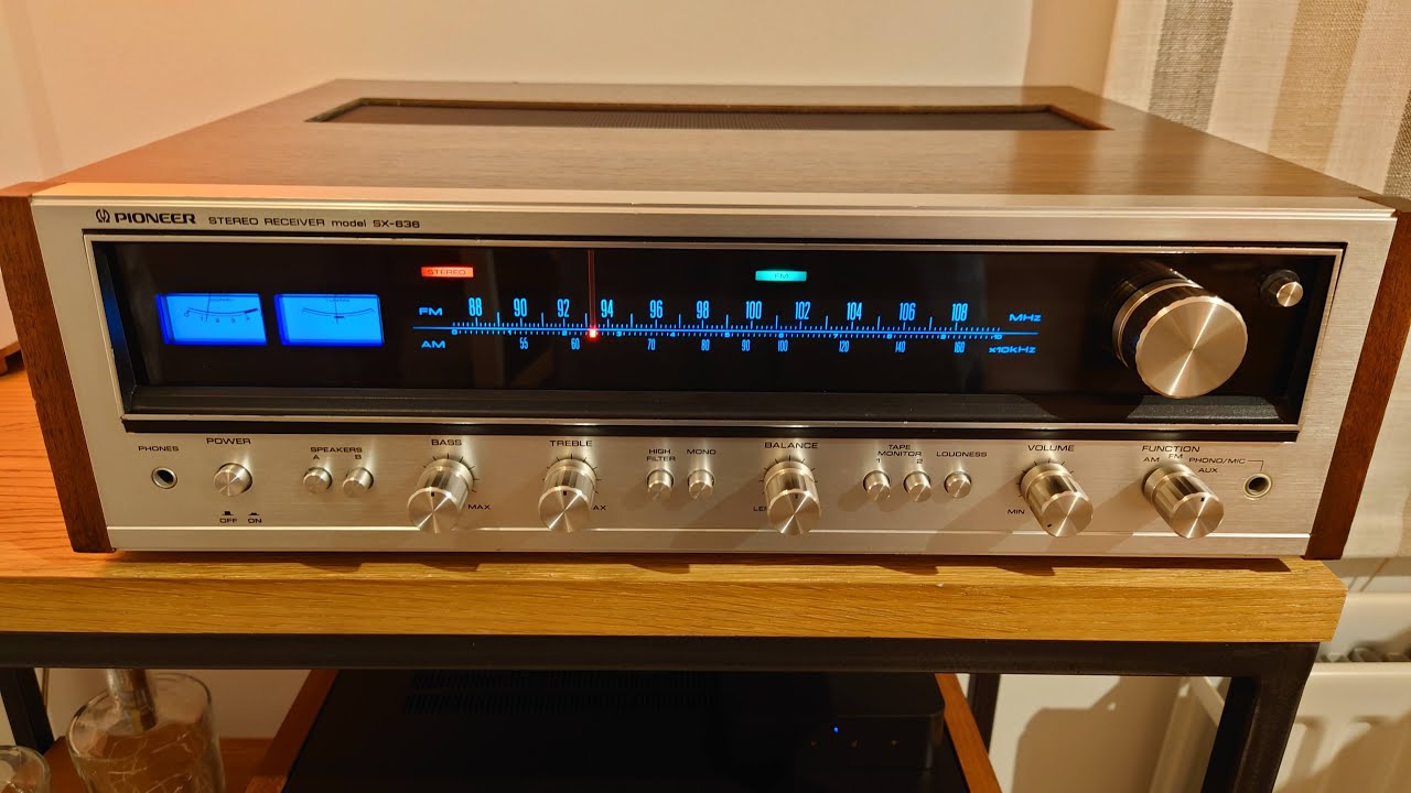 Pioneer SX-636 Receiver Restoration (including the addition of a