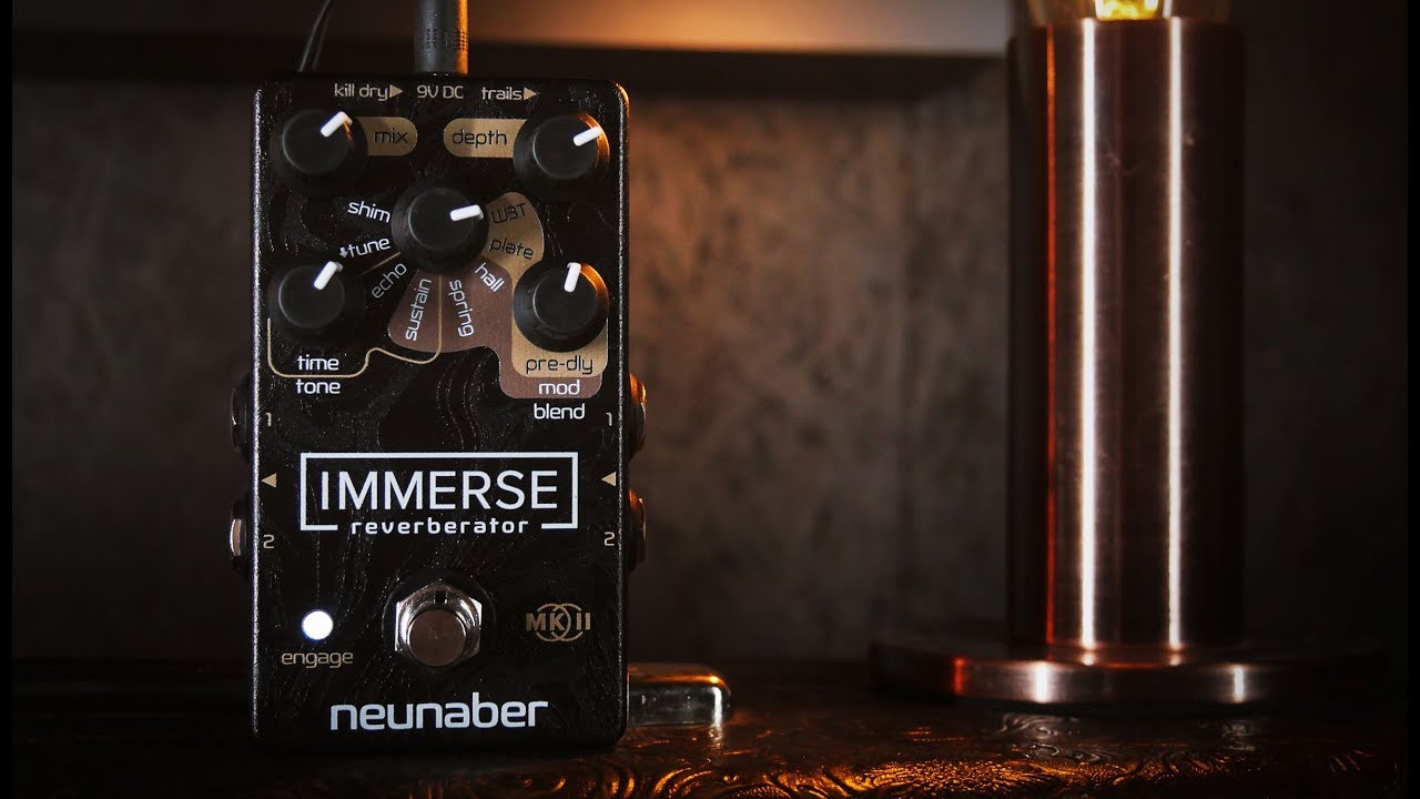 Neunaber Immerse Reverberator MkII - Stereo Demo (Use Headphones