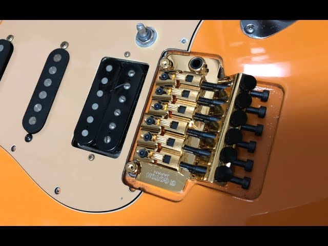 Modification] Installing a Floyd Rose-type Bridge (Part 1) [GOTOH