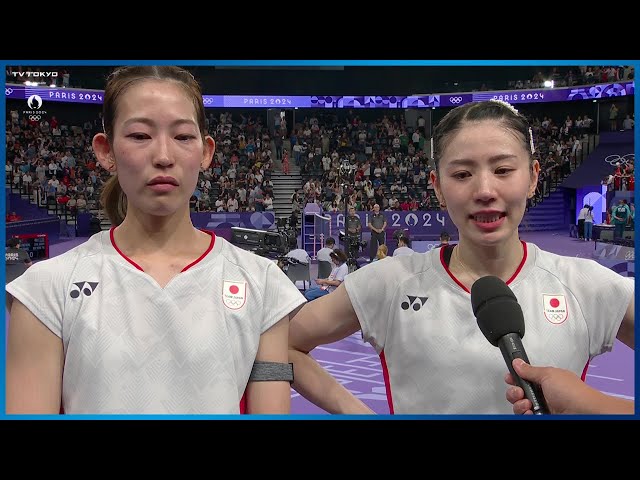 バドミントン女子】松山奈未・志田千陽「自分たちが欲しかったメダルを