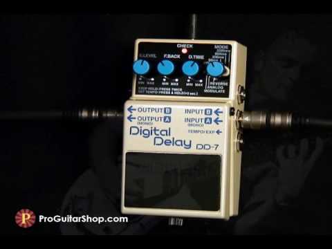 Boss DD-7 Digital Delay - YouTube