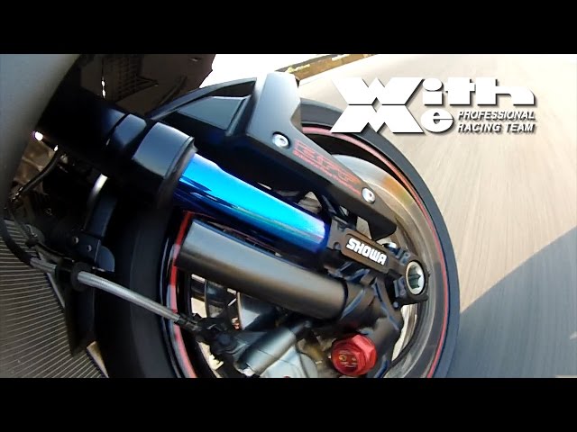 Kawasaki ZX-10R用SHOWA新型サスペンションKIT＠筑波サーキットコース