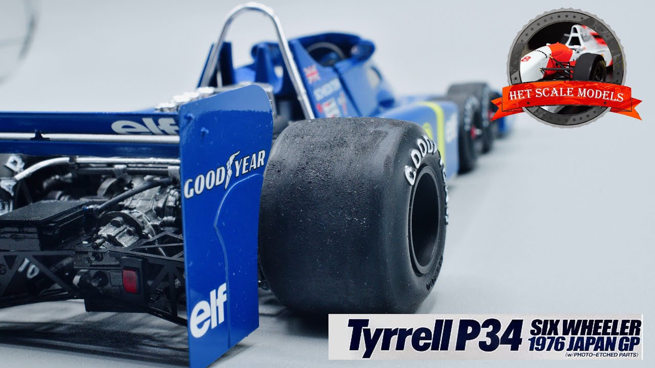 Tyrrell P34 Six Wheeler 1976 Japan GP Scale Model by Tamiya in 1