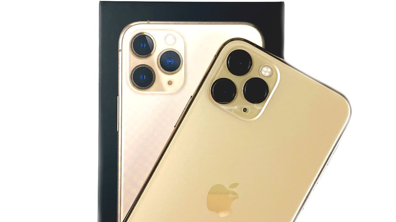 iPhone 11 Pro Gold Unboxing! - YouTube