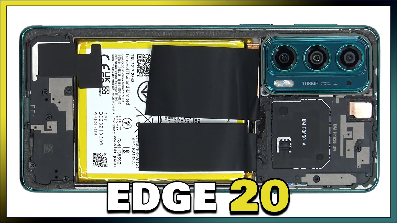 Motorola Edge 20 Disassembly Teardown Repair Video Review - YouTube
