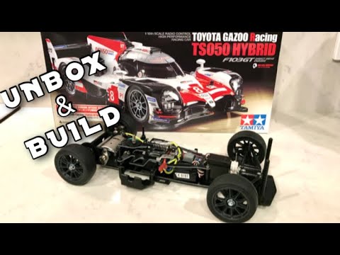 Tamiya F103GT 1/10 Toyota Gazoo Racing TS50 Hybrid Unboxing